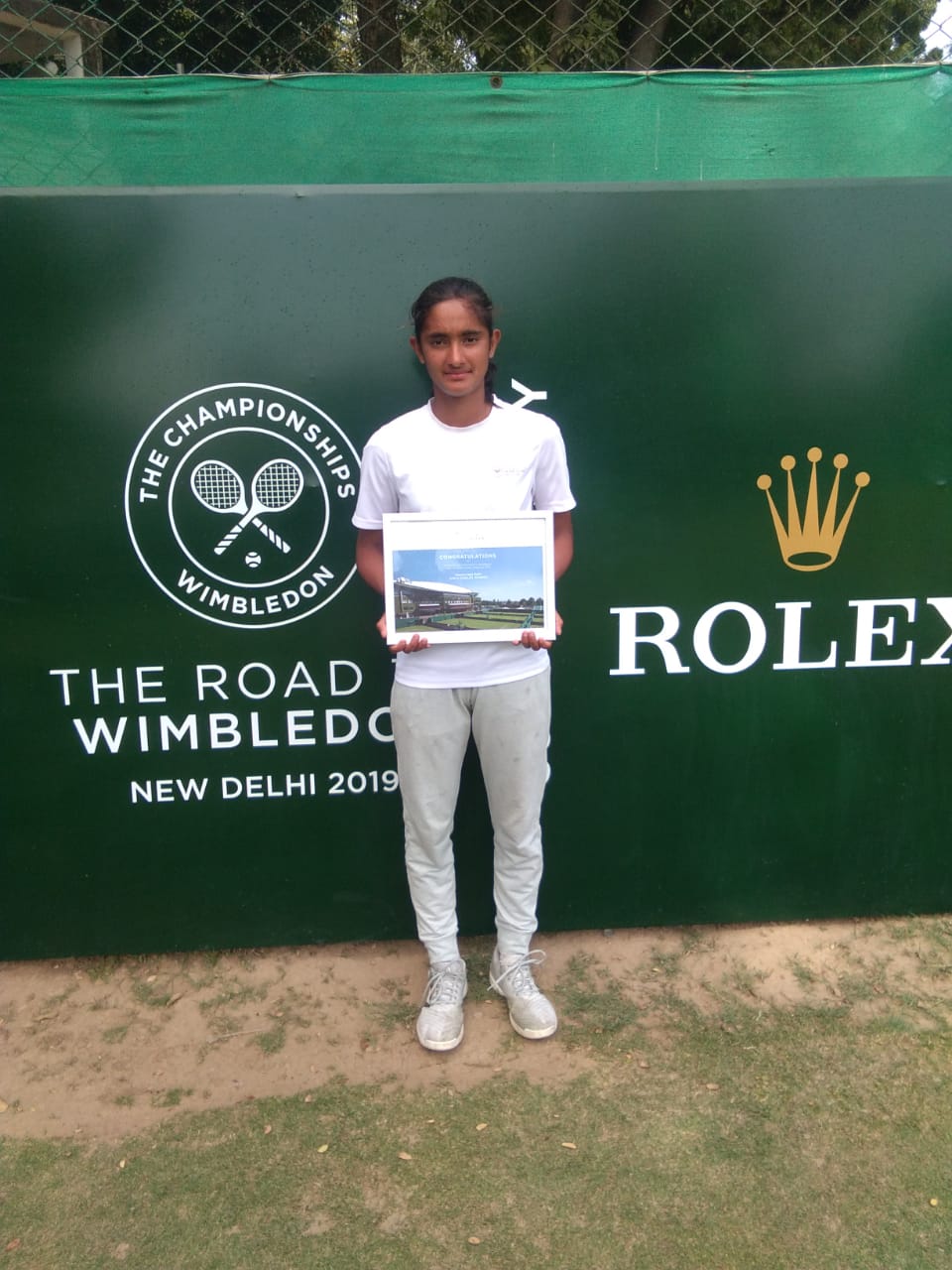 Little Angels Lawn Tennis Player Anjali Rathee bagged Gold Medal in  “Road to Wimbledon Championship”